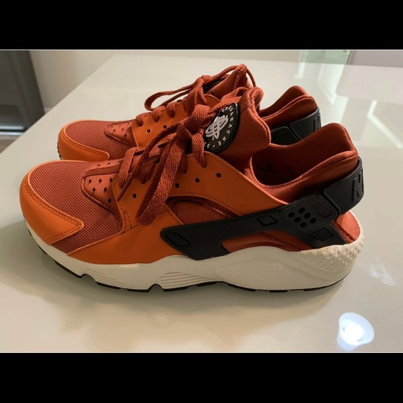 nike air huarache firewood orange